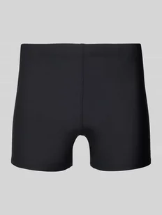 Spodenki kąpielowe o kroju skinny fit z nadrukiem z logo - Kąpielówki męskie - miniaturka - grafika 1