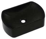 Umywalki - Umywalka nablatowa MAUN 45 Czarno złota - miniaturka - grafika 1