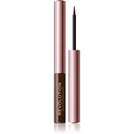 Eyelinery - MAKEUP REVOLUTION Super Flick Liquid Eyeliner Brown 2,4ml Brown mur 2.4 ml - miniaturka - grafika 1