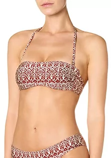Stroje kąpielowe - goldenpoint Bikini damski kostium kąpielowy push-up biustonosz Ashram, brązowy, 70B - grafika 1