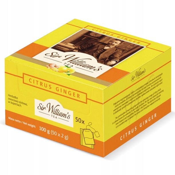 Herbata Sir Williams Tea CITRUS GINGER 50 saszetek