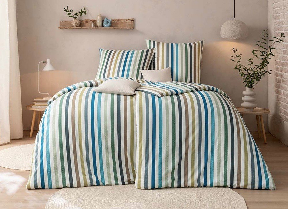 Pościel jersey 155x200 cm Tavaro 6629/530 grun