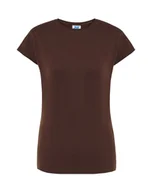 Koszulki i topy damskie - T-shirt Damski medyczny brązowy roz. XL - miniaturka - grafika 1