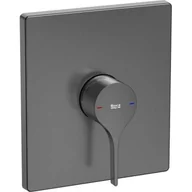 Baterie podtynkowe - Roca A5A2B3ANM0 Bateria natryskowa podtynkowa do Rocabox kolor Brushed Titanium Black - miniaturka - grafika 1
