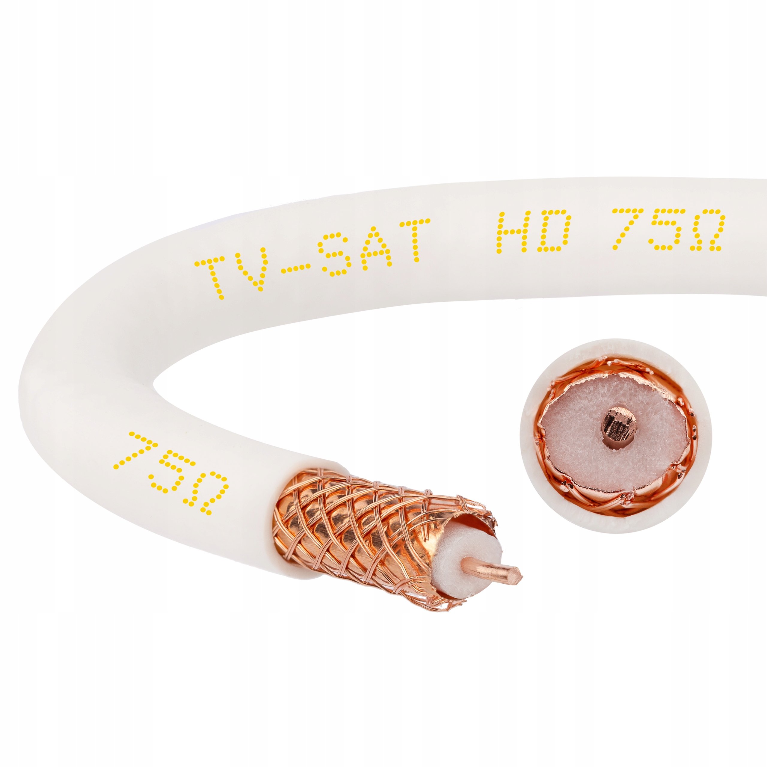 Kabel koncentryczny antenowy Tv/sat HD-1000 100m