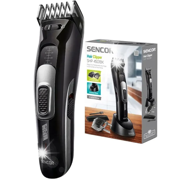Maszynka do strzyżenia strzyżarka Sencor SHP 4501BK akumulatorowa 3-35mm