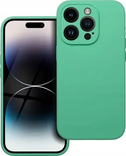 OEM Futerał SILICONE 2mm do IPHONE 14 Pro miętowy - Etui i futerały do telefonów - miniaturka - grafika 1