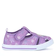 Buty dla dziewczynek - Kapcie Frozen AW24-228DFR Fioletowy - miniaturka - grafika 1