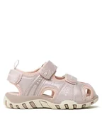 Buty dla dziewczynek - Leaf Sandały Runn LRUNN101F Różowy - miniaturka - grafika 1