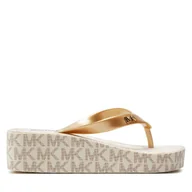 Buty dla dziewczynek - Japonki MICHAEL KORS KIDS MK100955 Złoty - miniaturka - grafika 1