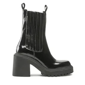 Botki damskie - Botki Gino Rossi 55700 Czarny - miniaturka - grafika 1