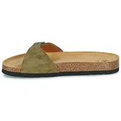 Sandały męskie - Scholl sandały męskie simon, khaki, 44 EU - miniaturka - grafika 1