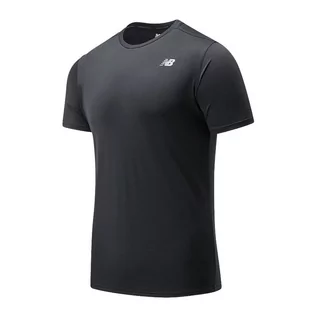 Koszulki sportowe męskie - Koszulka New Balance MT03203BK - czarna - grafika 1