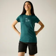 Koszulki i topy damskie - Regatta Koszulka damska Fingal Zielony, Rozmiar: 38 - miniaturka - grafika 1