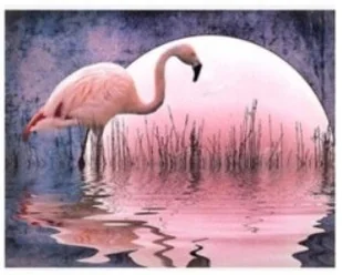 Diamentowa Mozaika Flaming Róż W Trzcinach 40x30 - Zabawki kreatywne Diamentowa Mozaika Flaming Róż W Trzcinach 40x30 - Zabawki kreatywne - miniaturka - grafika 1