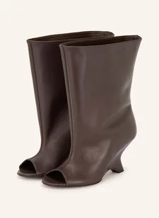 Gia Borghini Botki Gia braun - Botki damskie - miniaturka - grafika 1