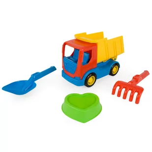 Wader 70421 Tech Truck Wywrotka  Akces. Do Piasku - Zabawki do piasku - miniaturka - grafika 1