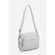 Torebki damskie - Biała Urocza Damska Torebka Listonoszka na Ramię LUIGISANTO Skóra Eko - miniaturka - grafika 1