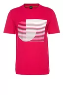 Koszulki męskie - BOSS T-shirt męski, Medium Pink660, M - miniaturka - grafika 1