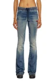 Spodnie damskie - jeans donna diesel 2069 d-ebbey jogg 068lz 01 - miniaturka - grafika 1