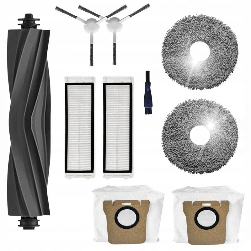 ZESTAW DO Xiaomi Mi Robot Vacuum X10+/X20+ FILTRY SZCZOTKI MOPY WORKI