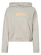 Bluzy damskie - BOSS - Damska bluza z kapturem  C_Eshina, szary - miniaturka - grafika 1
