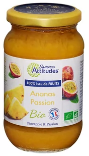 MUS Z ANANASA I MARAKUI BIO 310 g - SAVEURS ET FRUITS - Konfitury, marmolady, powidła - miniaturka - grafika 1