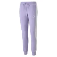 Spodnie damskie - Damskie Spodnie PUMA ICONIC T7 TRACK PANTS TR CL (S) 53008325 – Fioletowy - miniaturka - grafika 1