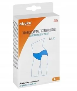 Akuku Akuku Jednorazowe majtki poporodowe rozm. 44 - 5 szt. - Odzież medyczna - miniaturka - grafika 2