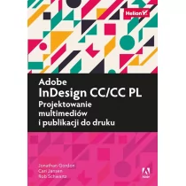 GORDON JONATHAN Adobe InDesign CC/CC PL Projektowanie multimediów i publikacji do druku - mamy na stanie, wyślemy natychmiast - Grafika i DTP - miniaturka - grafika 1