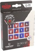 Gry planszowe - Gamegenic: Stranger Things - D6 Dice Set - Hellfire Club (12x) - miniaturka - grafika 1