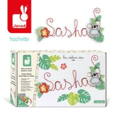 Prace ręczne dla dzieci - Janod, Zestaw kreatywny Dekoracja z imieniem Koala 7+ - miniaturka - grafika 1