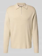 Swetry męskie - Sweter z dzianiny o kroju relaxed fit z dzianiny z mieszanki wiskozy model ‘TELLER’ - miniaturka - grafika 1