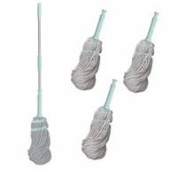 Miotły, szufle, mopy - Mop YORK skręcany do mycia podłóg TWIST superchłonny + stalowy kij 130 cm + 3 zapasy - oficjalny sklep internetowy YORK - miniaturka - grafika 1