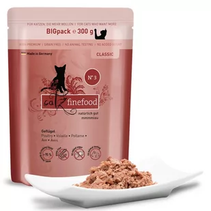 Catz Finefood Classic N.03 Drób saszetka 300g - Mokra karma dla kotów - miniaturka - grafika 2