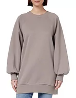 Bluzy damskie - 4F Damska bluza H4Z22-bld030, ciepła jasnoszara, 38, Ciepły jasnoszary - miniaturka - grafika 1