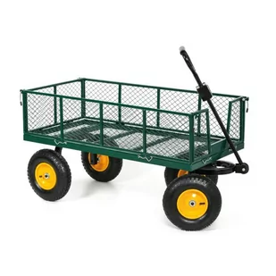 Wózek transportowy, nośność 500 kg, 1380 x 630 x 685 mm - Taczki - miniaturka - grafika 1