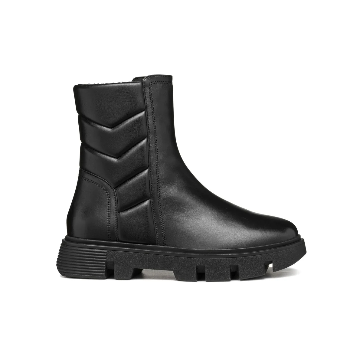 Geox Damskie buty D Vilde F Ankle Boot, czarny, 39 EU