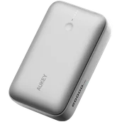 Powerbanki - Aukey Powerbank 20000 mAh o mocy 22.5W z USB-C PB-Y57 WH Spark Mini 20000 - miniaturka - grafika 1