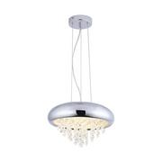 Lampy sufitowe - Zuma Line Lampa wisząca MONT 18096-L srebrna oprawa w stylu glamour 18096-L - miniaturka - grafika 1