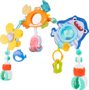 Zawieszka do wózka Malplay zwierzęta morskie kolorowe zwierzęta zabawka do wózka do zawieszenia na wózku wiatrak, lusterko, gryzaki, zawieszka delfin, grzechotka rekin, ośmiornica - Zawieszki dla dzieci i niemowląt Zawieszka do wózka Malplay zwierzęta morskie kolorowe zwierzęta zabawka do wózka do zawieszenia na wózku wiatrak, lusterko, gryzaki, zawieszka delfin, grzechotka rekin, ośmiornica - Zawieszki dla dzieci i niemowląt - miniaturka - grafika 1