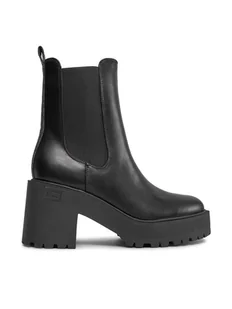 Guess Botki Lucah2 FL8L2H LEA10 Czarny - Botki damskie - miniaturka - grafika 1