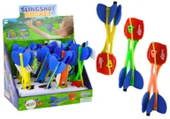 Zabawki zręcznościowe - Rakieta Z Procą Do Rzucania Piankowa Kolorowa Odrzut 25 Metrów - miniaturka - grafika 1