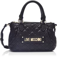 Torebki damskie - Love Moschino Damska torba na ramię Borsa pikowana Pu Nero, czarna, 15 x 24 x 10 - miniaturka - grafika 1