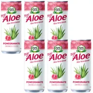 Soki i napoje niegazowane - Pure Plus Napój z aloesem Aloe Vera Drink Granat zestaw 6 x 240 ml - miniaturka - grafika 1