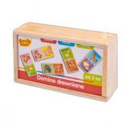 Gry planszowe - Anek SPW83591 Domino drewniane Farma - miniaturka - grafika 1