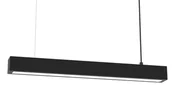 Lampy sufitowe - Sufitowa wisząca lampa Lungo MLP8911 LED 9W czarna - miniaturka - grafika 1