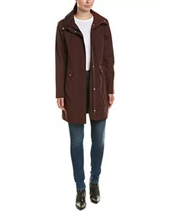Cole Haan Damska kurtka przeciwdeszczowa z kapturem z kokardką - Kurtki damskie - miniaturka - grafika 1