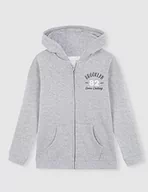 Bluzy męskie - Gocco Męska bluza z kapturem szyta bluza, Gris Claro Melange, 3 lat - miniaturka - grafika 1