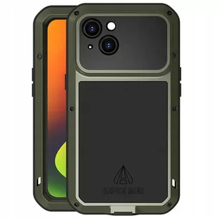 LOVE MEI Etui Pancerne + szkło Powerful do iPhone 14 Plus zielone - Etui i futerały do telefonów - miniaturka - grafika 1